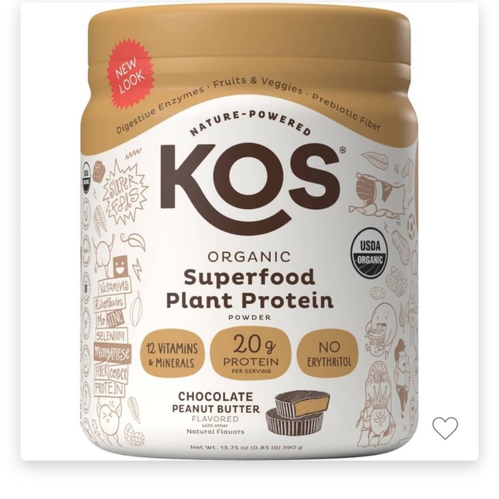 Kos Organic Superfood Plant Protein Powder Chocolate Peanut Butter - Picture 3 of 4